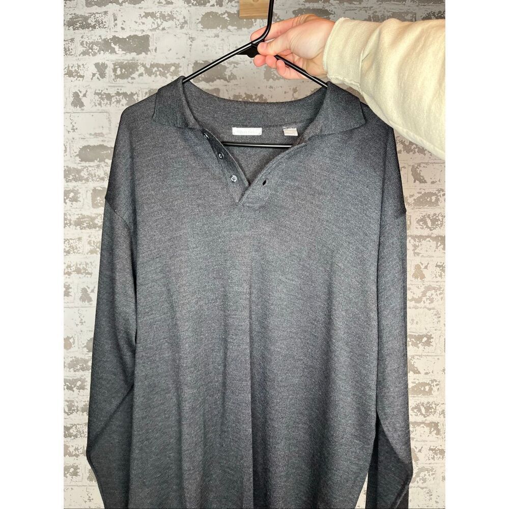 Halogen | mens extra fine merino wool pullover sweater